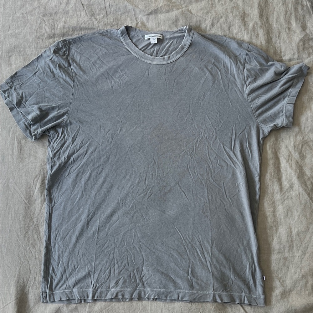 James Perse Classic Gray Short Sleeve Tee